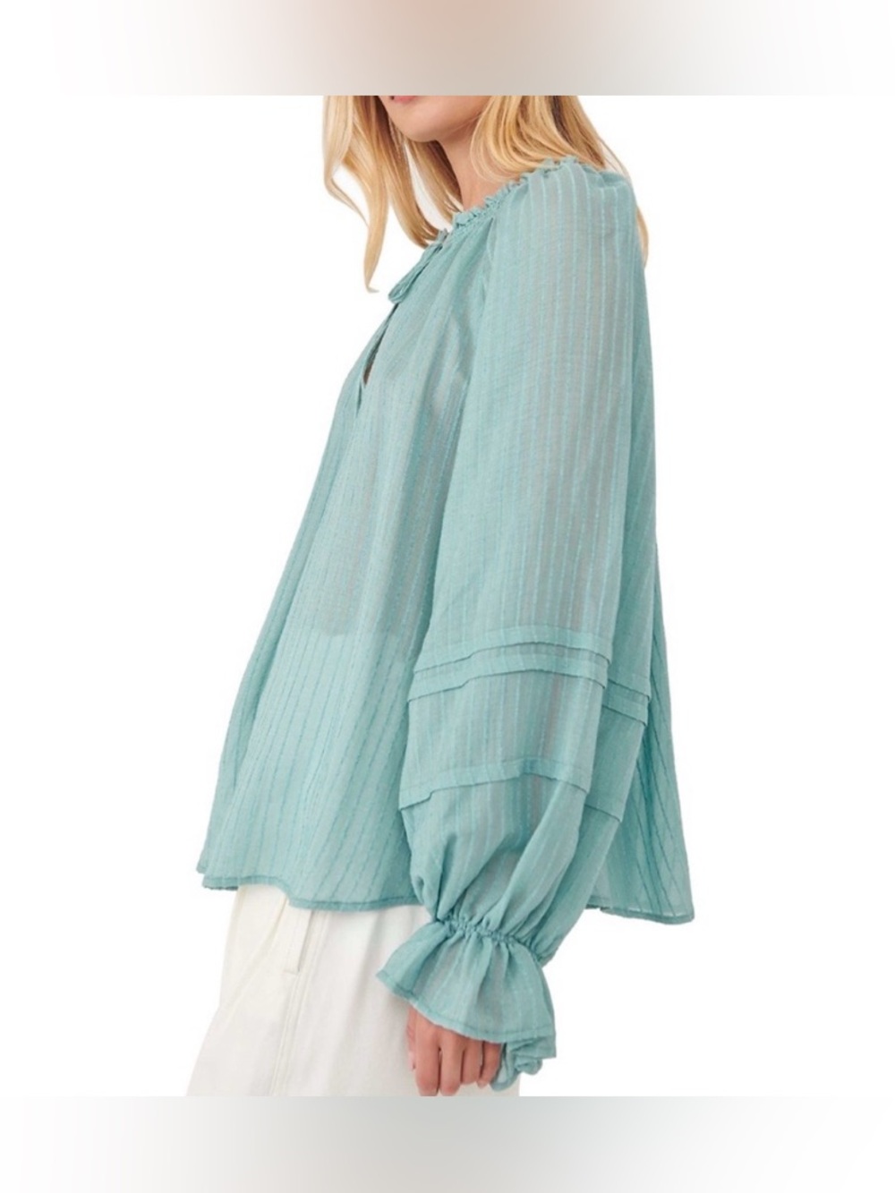 NWT FREE PEOPLE OUT OF TOWN TOP - Picture 2 of 4